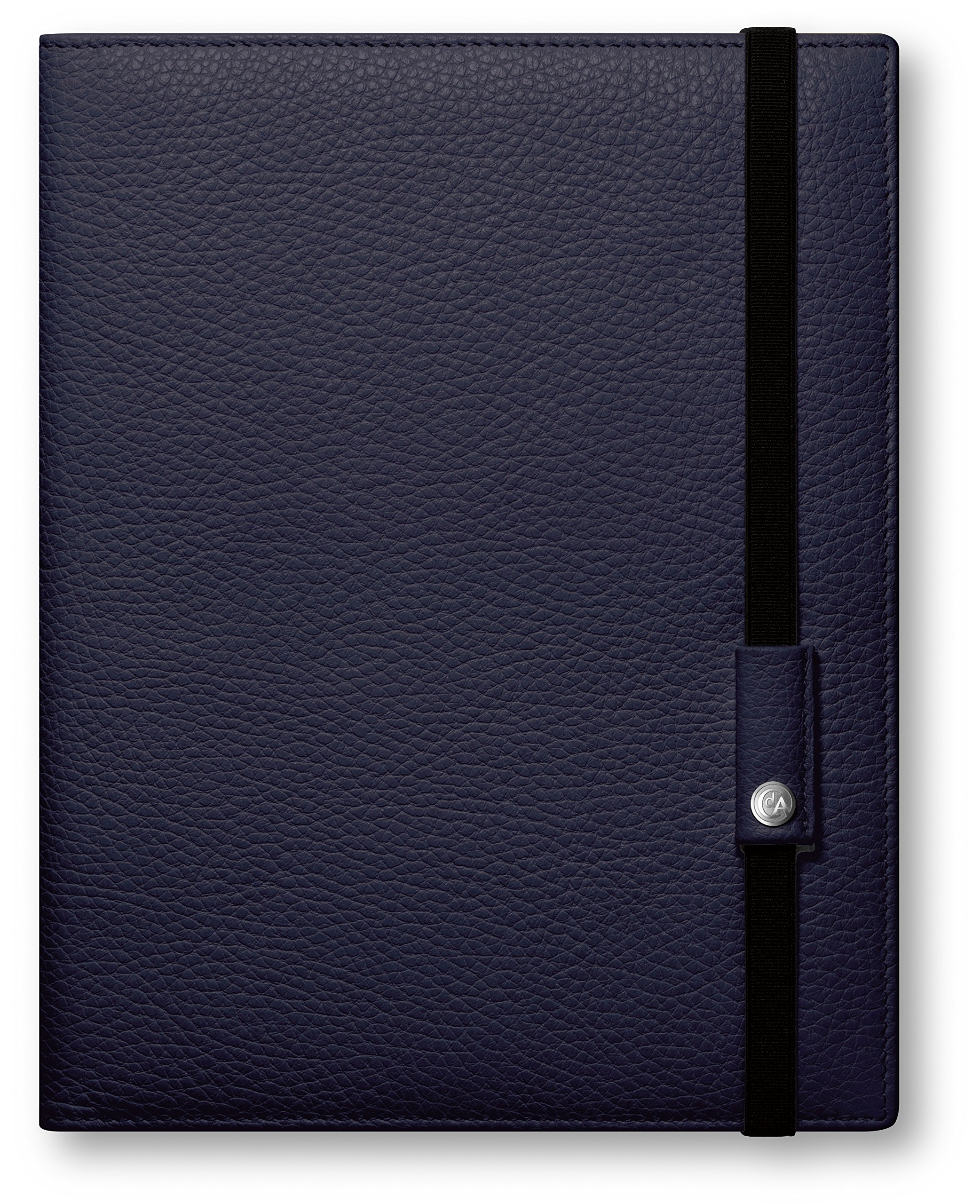 Caran dAche A5 Leman Leather Writing Pad - Blue