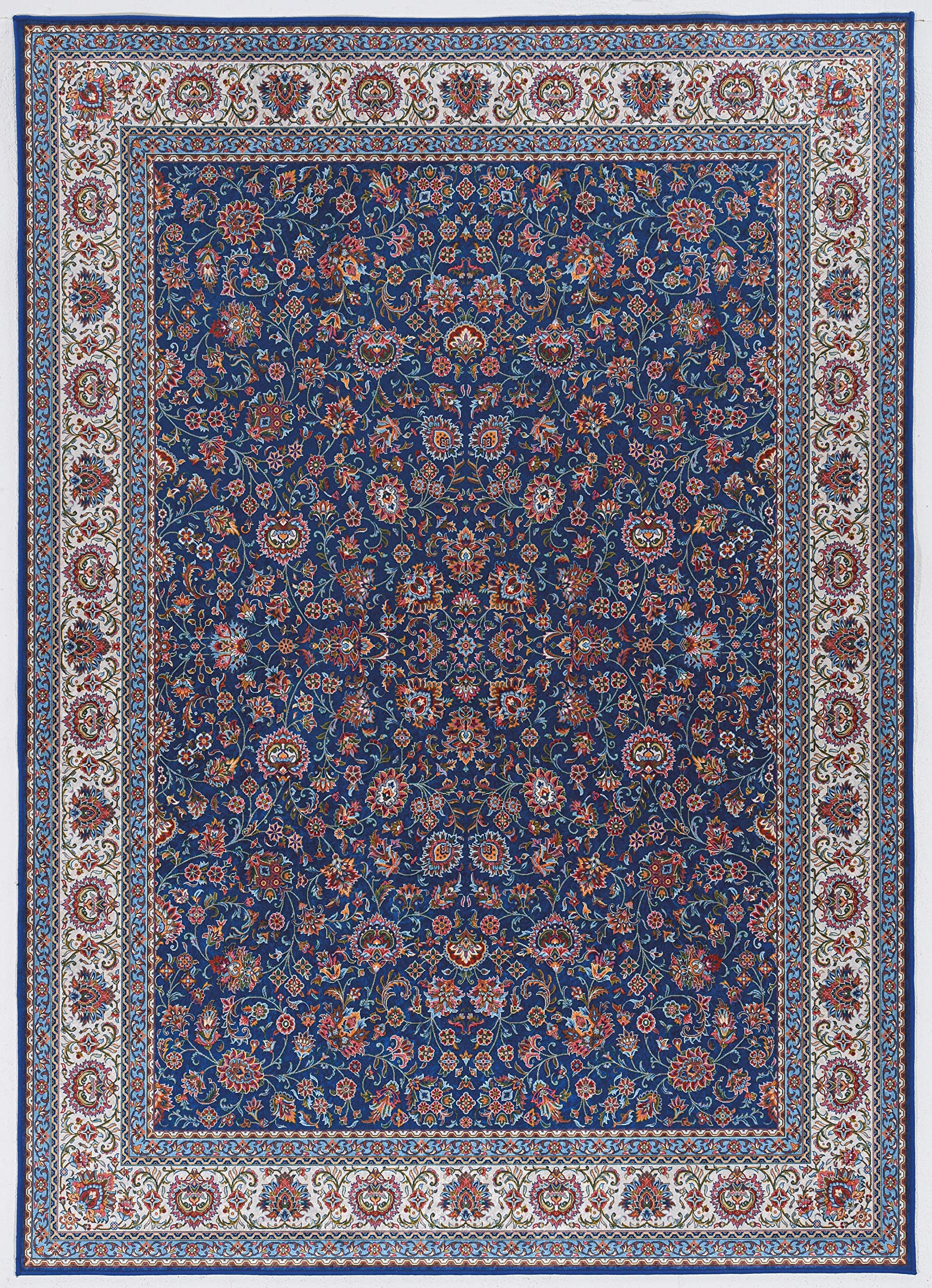 Linon Home Decor Products Honora Chester Blue Ivory 33 x 5 Accent Rug