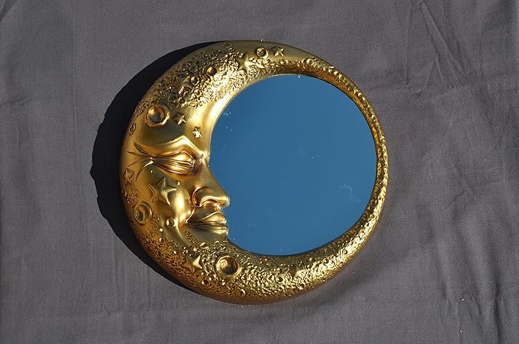 Miroir Lune Doré 