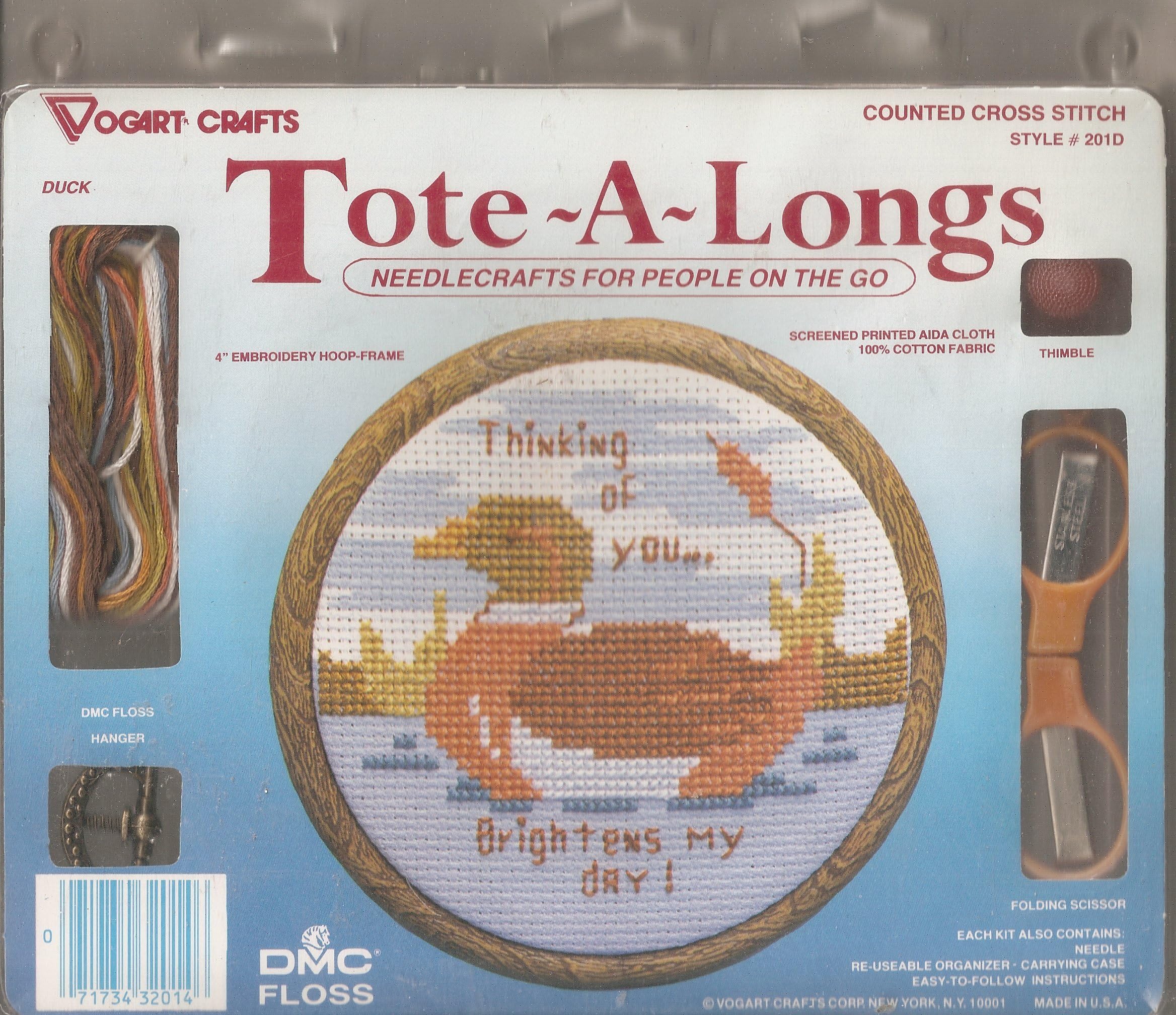 Vogart CraftsVogart Crafts Duck Tote-A-Long Counted Cross Stitch Kit