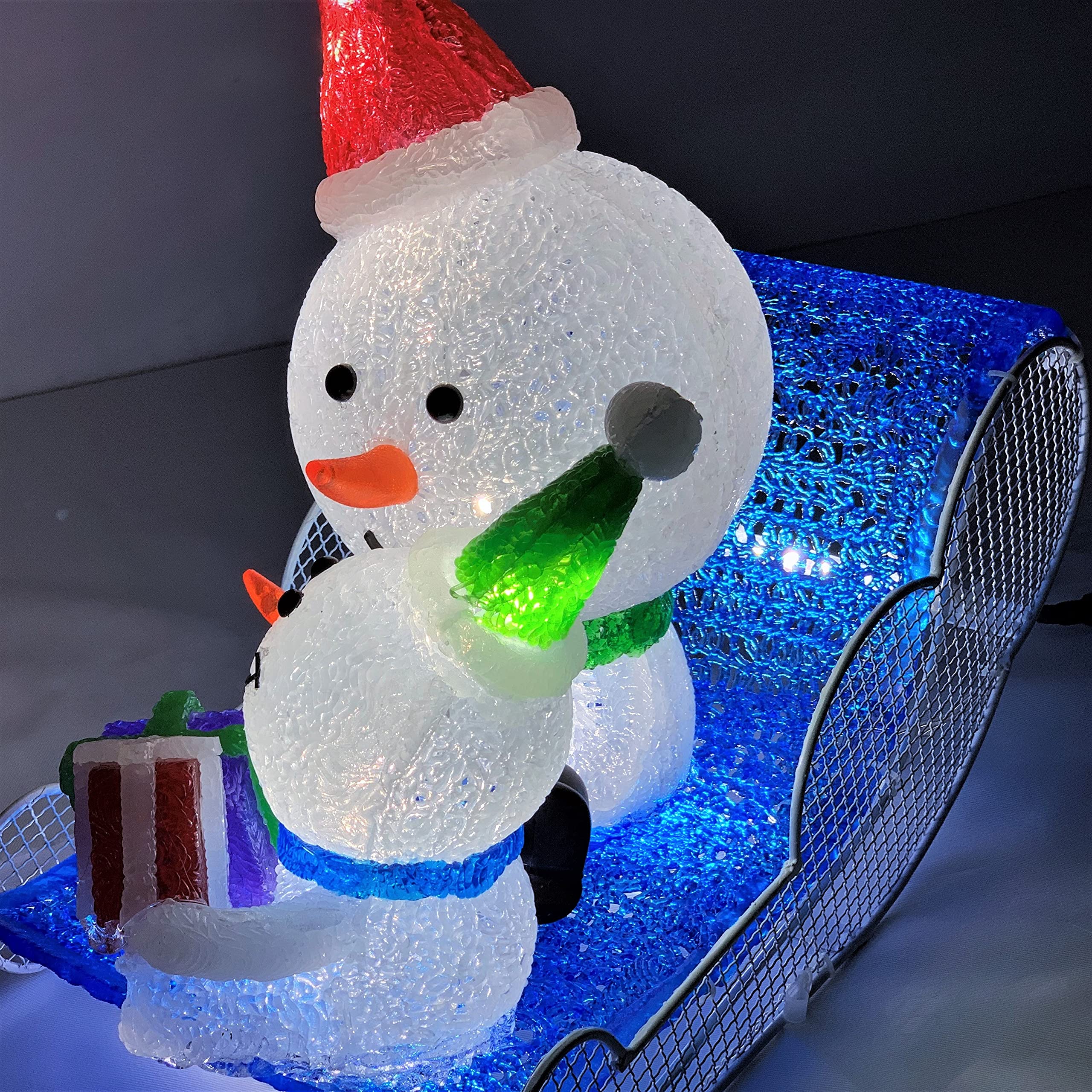 トナカイ イルミネーション 青色 LED 2体セット 屋外 クリスマス LED