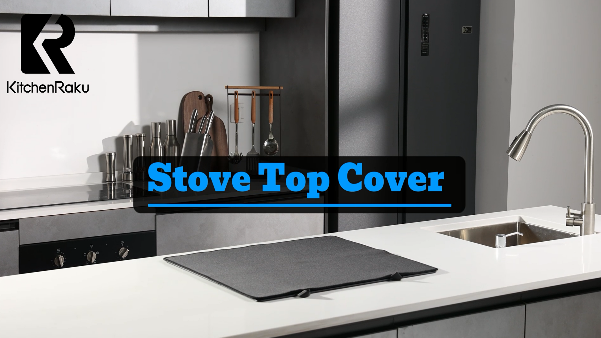 Drnuikhe Sunflower Cat Glass Top Stove Cover - Easy Clean Stove Protector Mat, 29x21 Inches - View #5