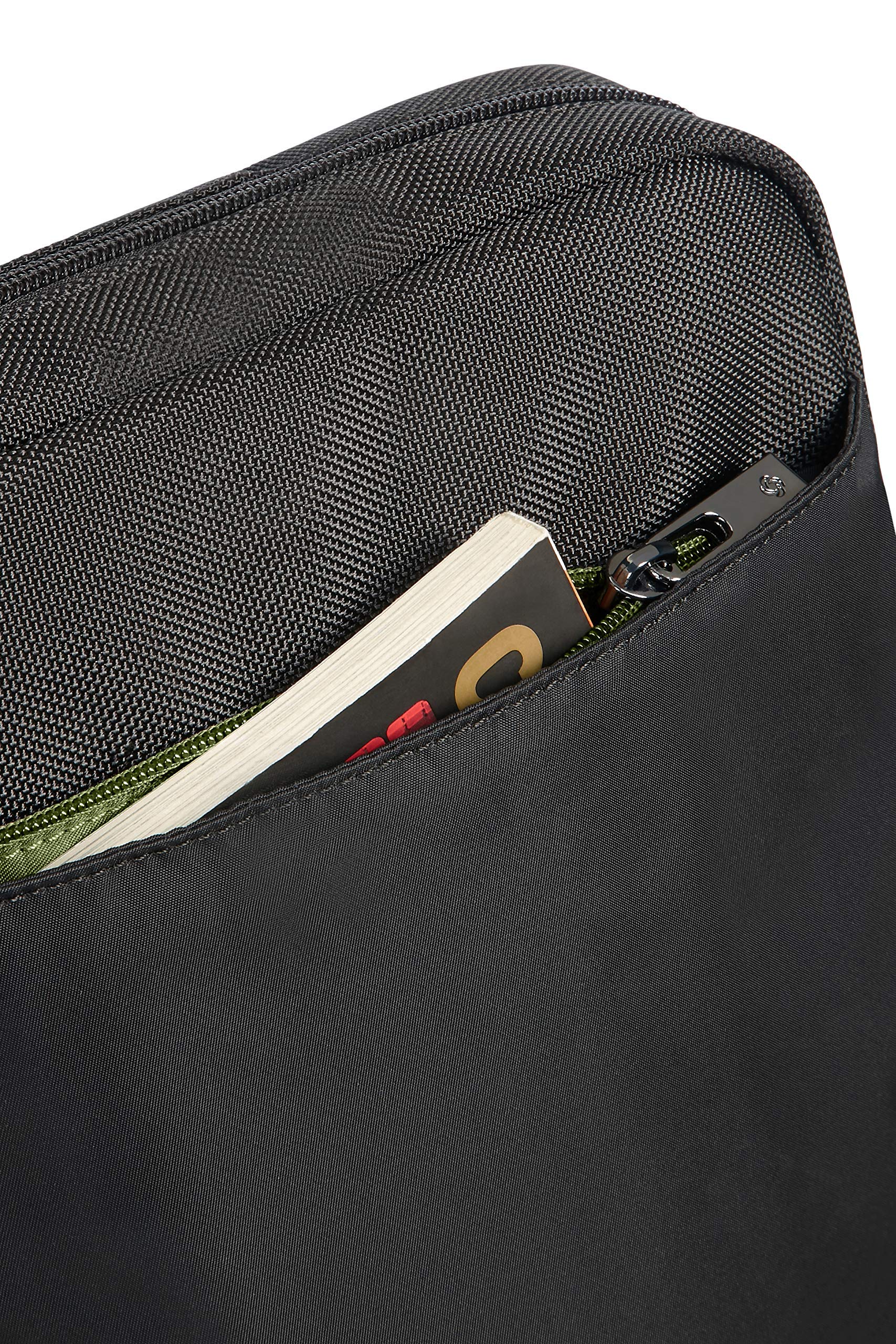 Samsonite Durchläufer Umhängetasche, 23 cm, 3, 5 L, Jet Black