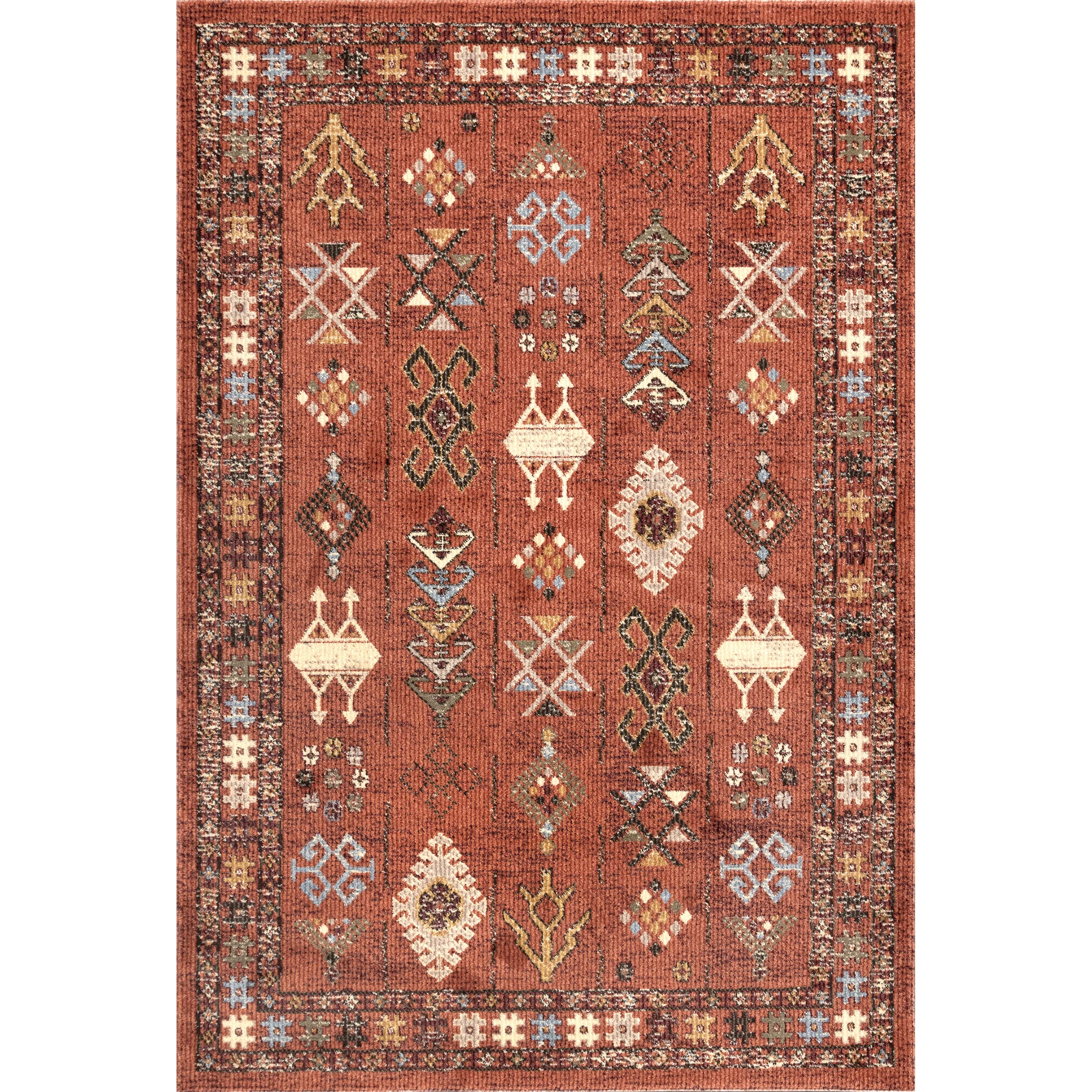 Amazon.com: nuLOOM Wilma Tribal 4x6 Area Rug for Living Room