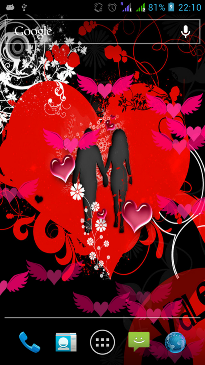 Valentine Live Wallpapers Valentines Day Background Wallpaper Live