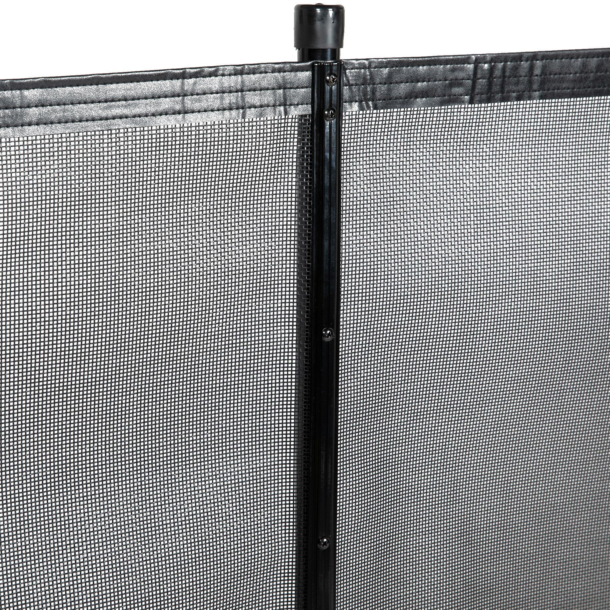 Outsunny Clôture Barrière de Sécurité pour Piscine Lot de 4 365x126cm Noir