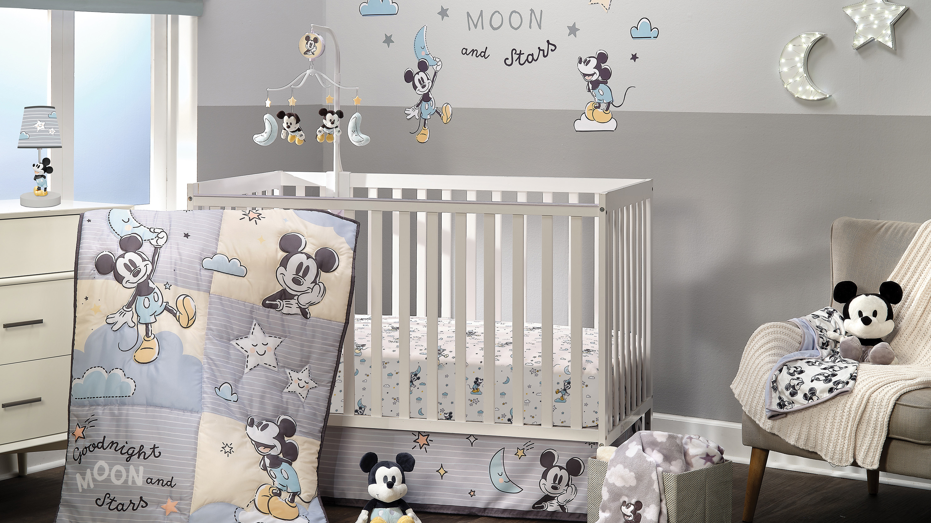 Amazon.com : Lambs & Ivy Disney Baby Moonlight Mickey Mouse