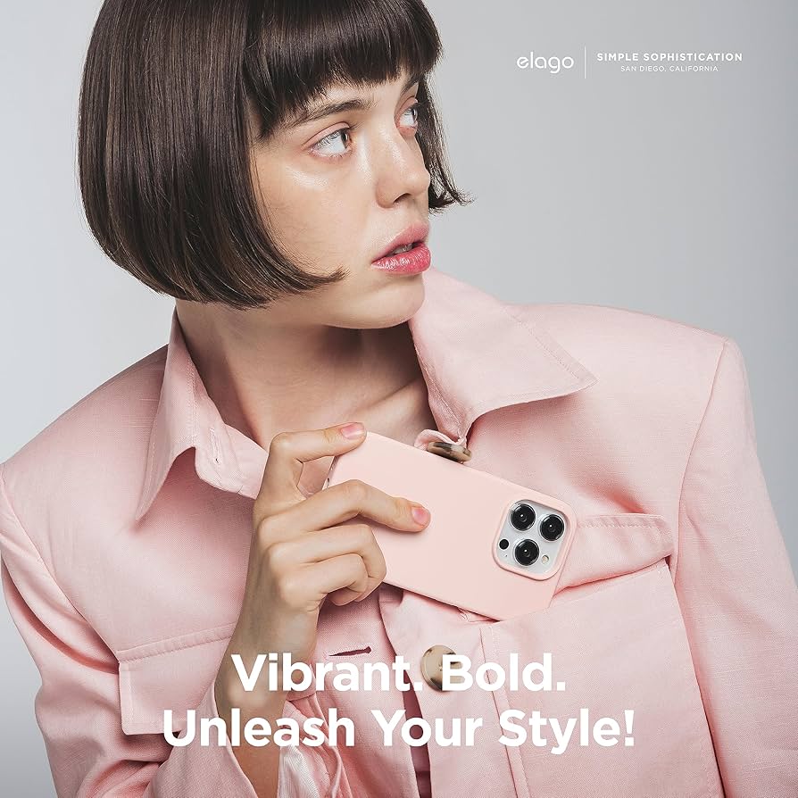 iPhone 15 Pro Max elago ラブリーピンク Premium Silicone Case for iPhone 15 Pro Max | Elago.com