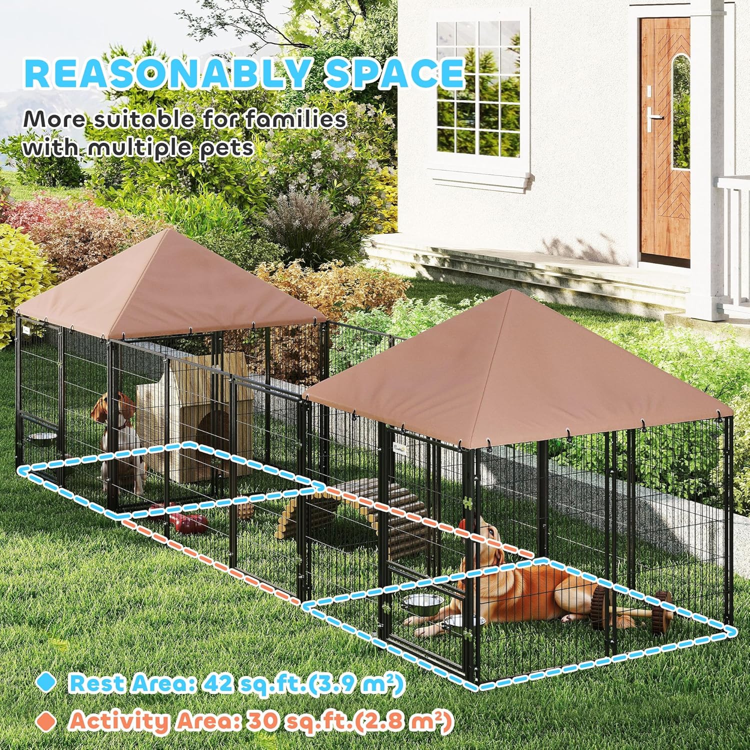 Ultimate Comfort: Review of the PawHut Outdoor Dog Kennel for Large Breeds