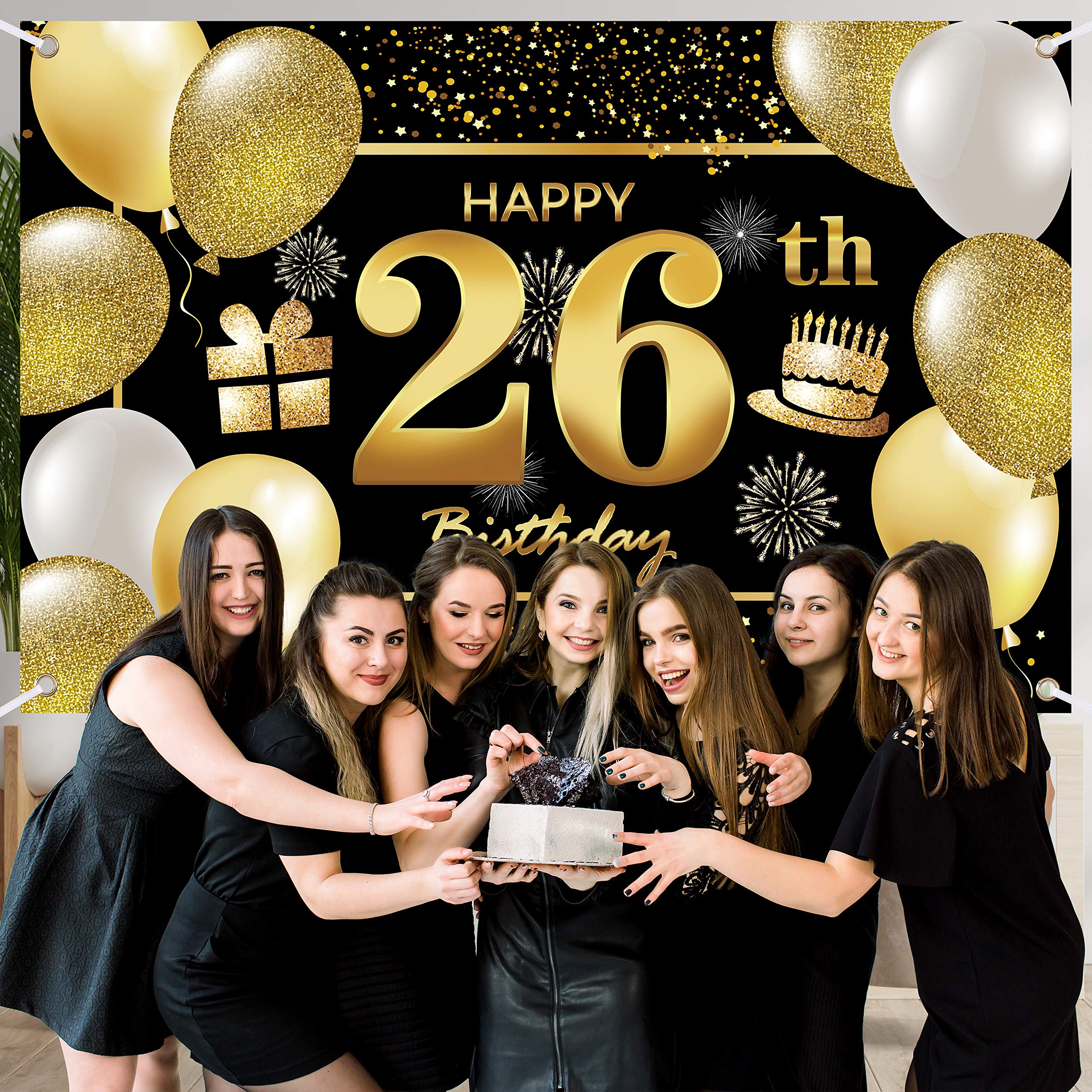 Geburtstags-Banner „Happy Birthday“ – 185x90 Cm – Wiederverwendbar & Reißfest