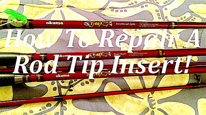 Watch How To Repair A Rod Tip Insert For Either a Spin or Cast Rod on ...