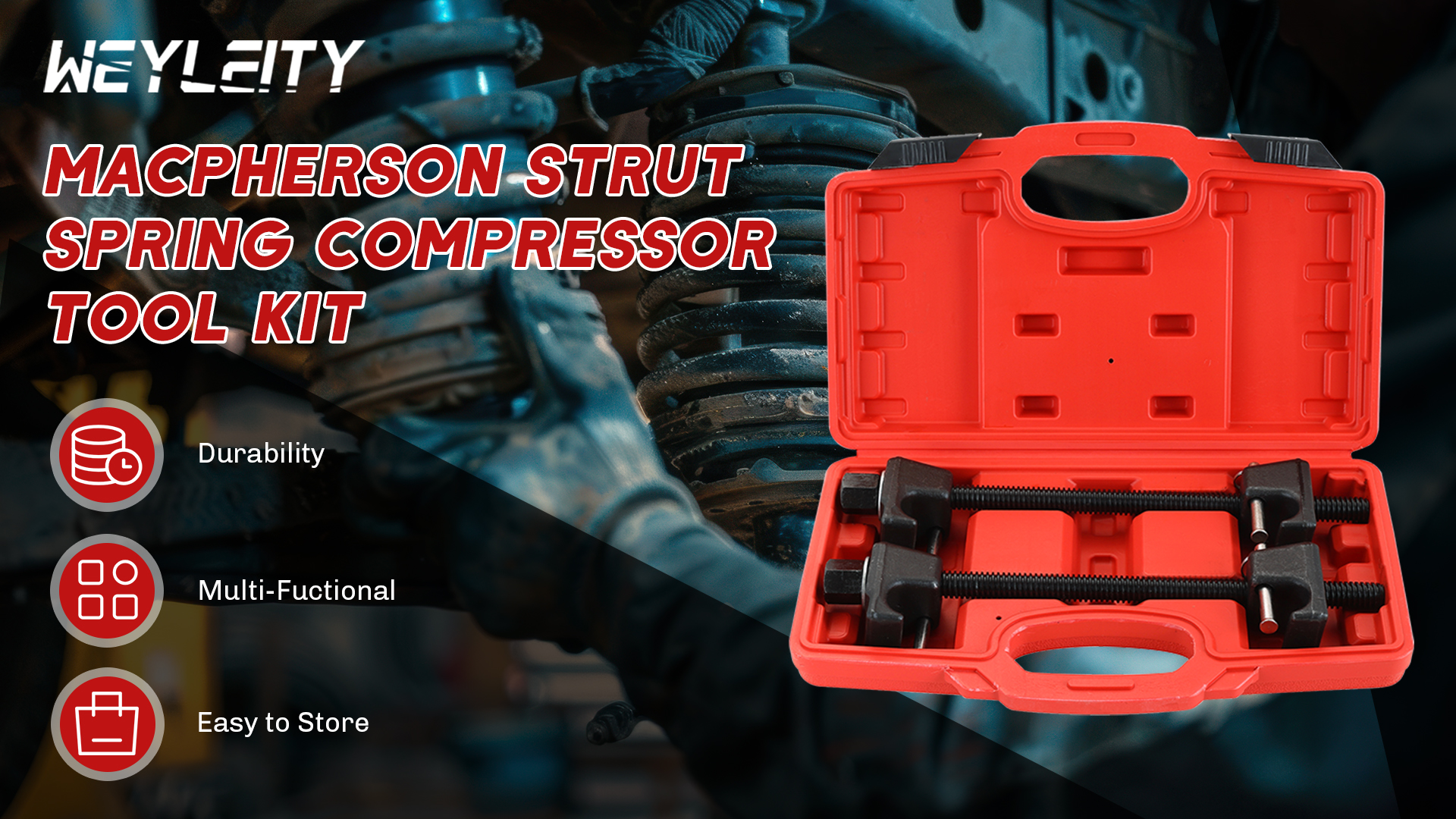 Amazon.com: weyleity Macpherson Strut Spring Compressor Tool Kit