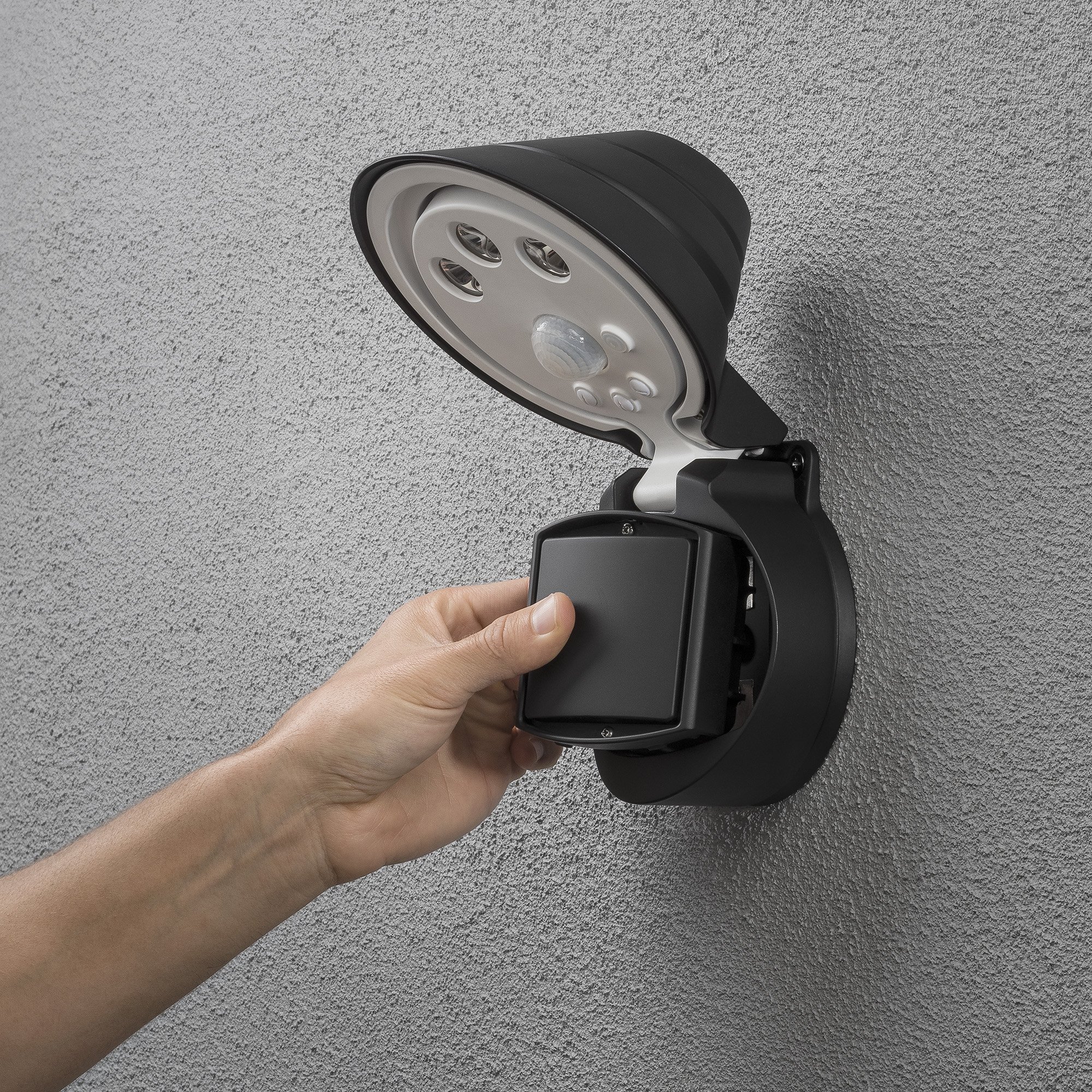 Konstsmide Battery Security Light Prato Battery Operated - View #10