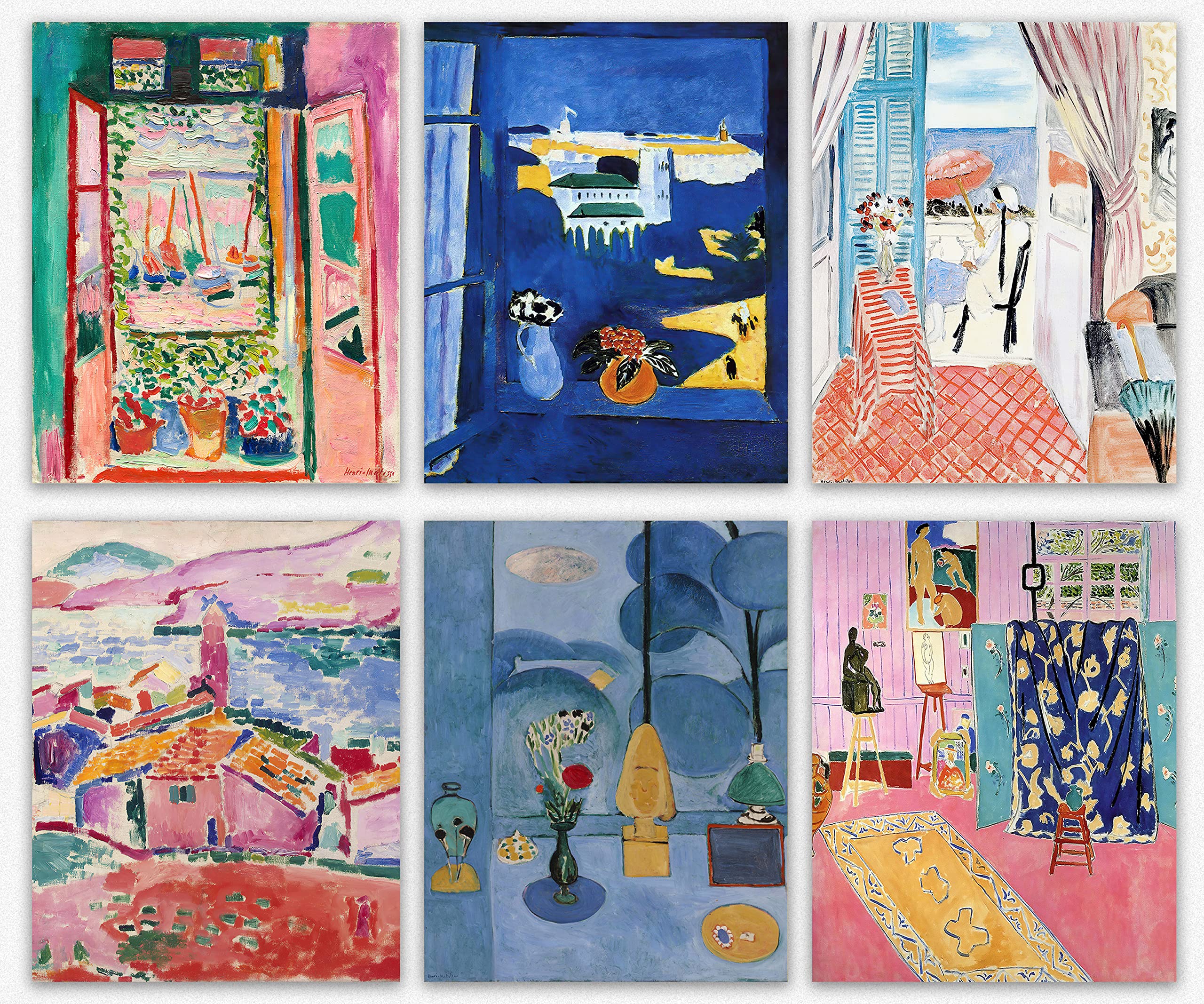 Buy Matisse Wall Art Prints Set of 6 Henri Matisse Aesthetic s for