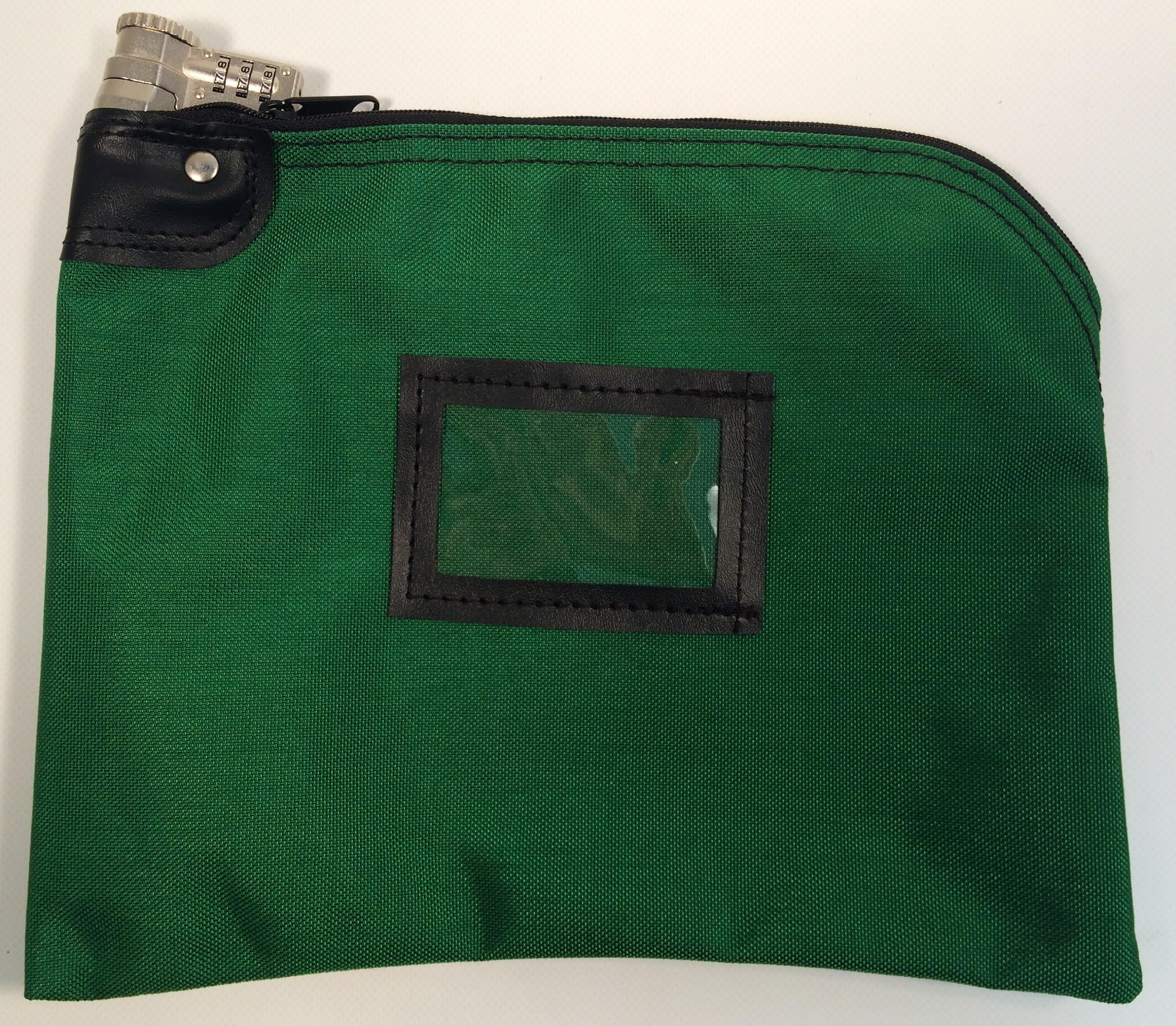 Locking Bank Bag Canvas Keyed Security (Deep Sky Blue