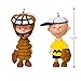 Hallmark Keepsake Peanuts Christmas Ornament, The Peanuts Gang Playing Catch, Set of 2