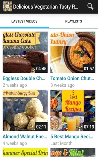 Delicious Vegetarian Tasty Recipes