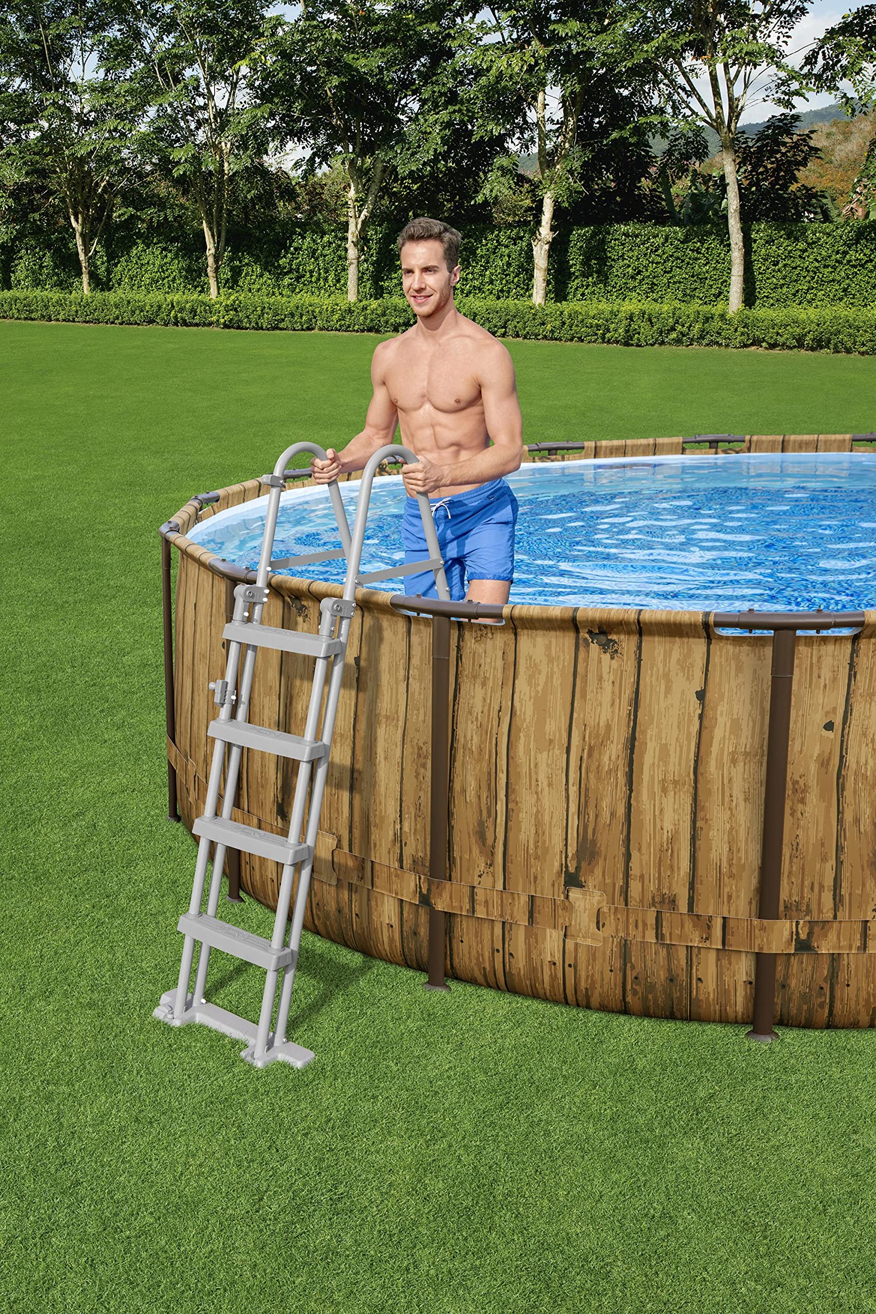 Bestway Flowclear Sicherheitsleiter 122 cm