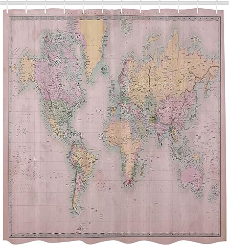 Miniatura 2 de ambesonne Decor Collection tela de poliéster cortina de ducha de baño