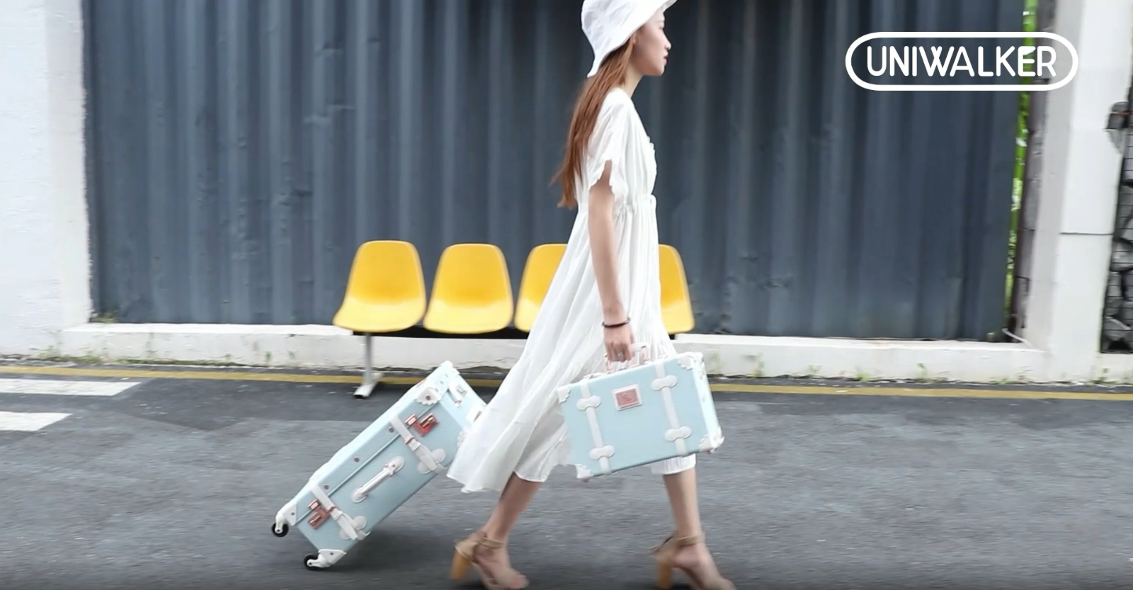 Amazon.com | UNIWALKER Vintage Suitcase Set for Women, 2 Piece