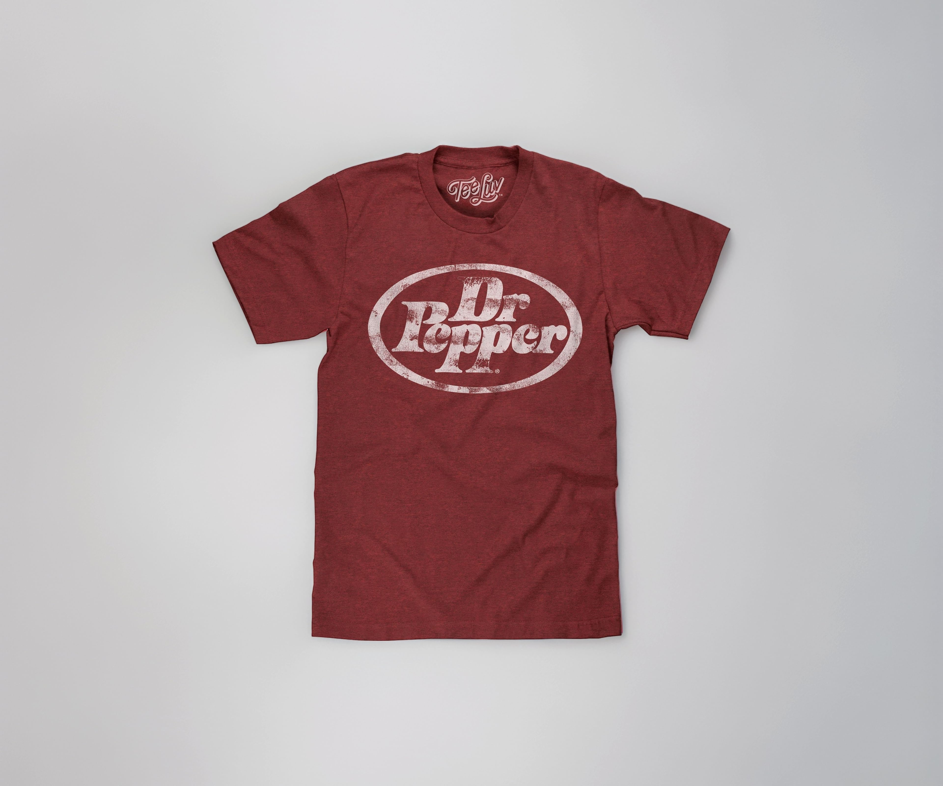 Dr Pepper Licensed Graphic T-Shirt | Soft Touch Tee-x-Large Brick Black Heather