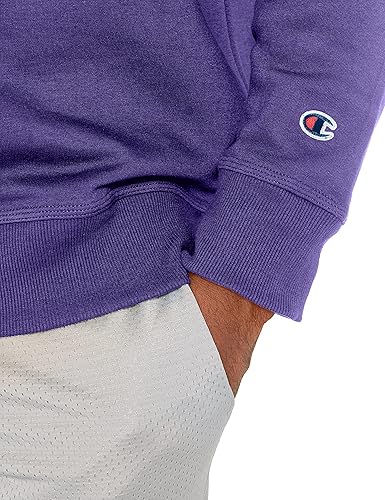Miniatura 3 de Champion Sudadera de forro polar Powerblend para hombre, sudadera de cuello redondo (regular o grande y alto)