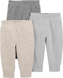Simple Joys by Carter's Unisex Baby 3-Pack Thermal Pantspants
