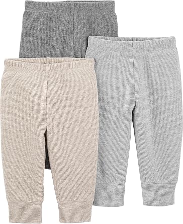 Simple Joys by Carter's Unisex Baby 3 Pack Thermal Pants
