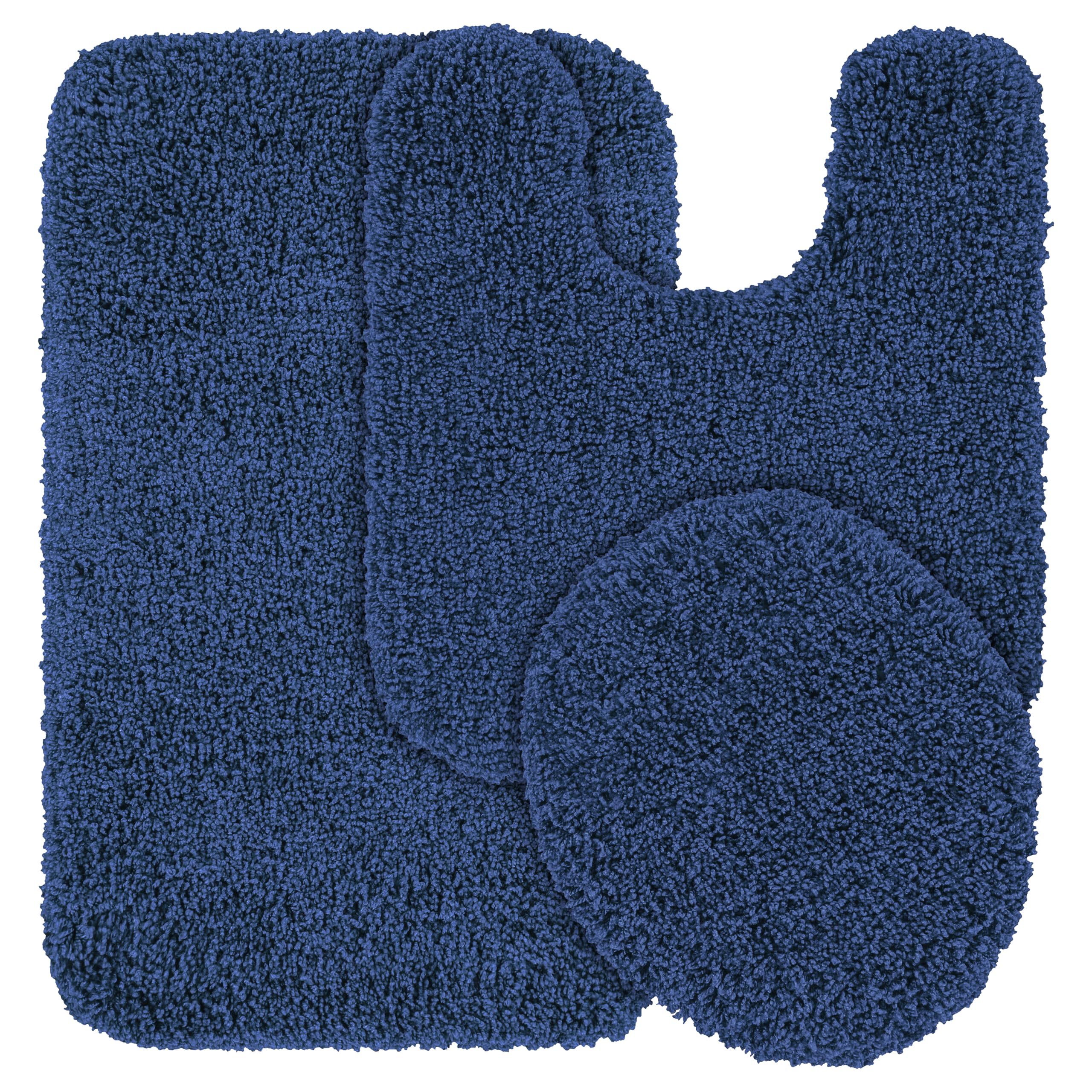 Garland Rug Serendipity Navy Blue 3 Piece Set
