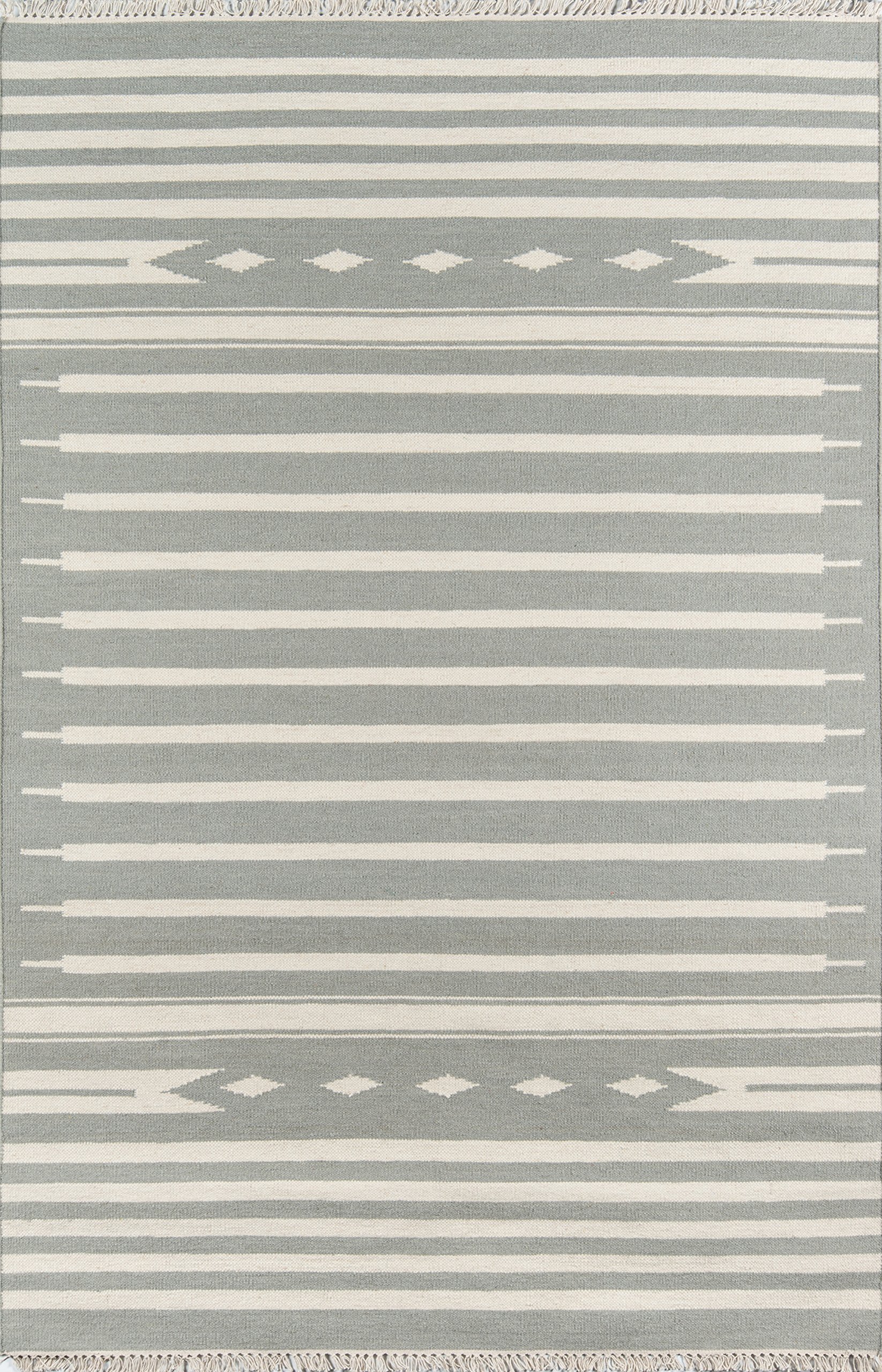 Erin Gates by Momeni Thompson Billings Grey Hand Woven Wool Area Rug 2' X 3'
