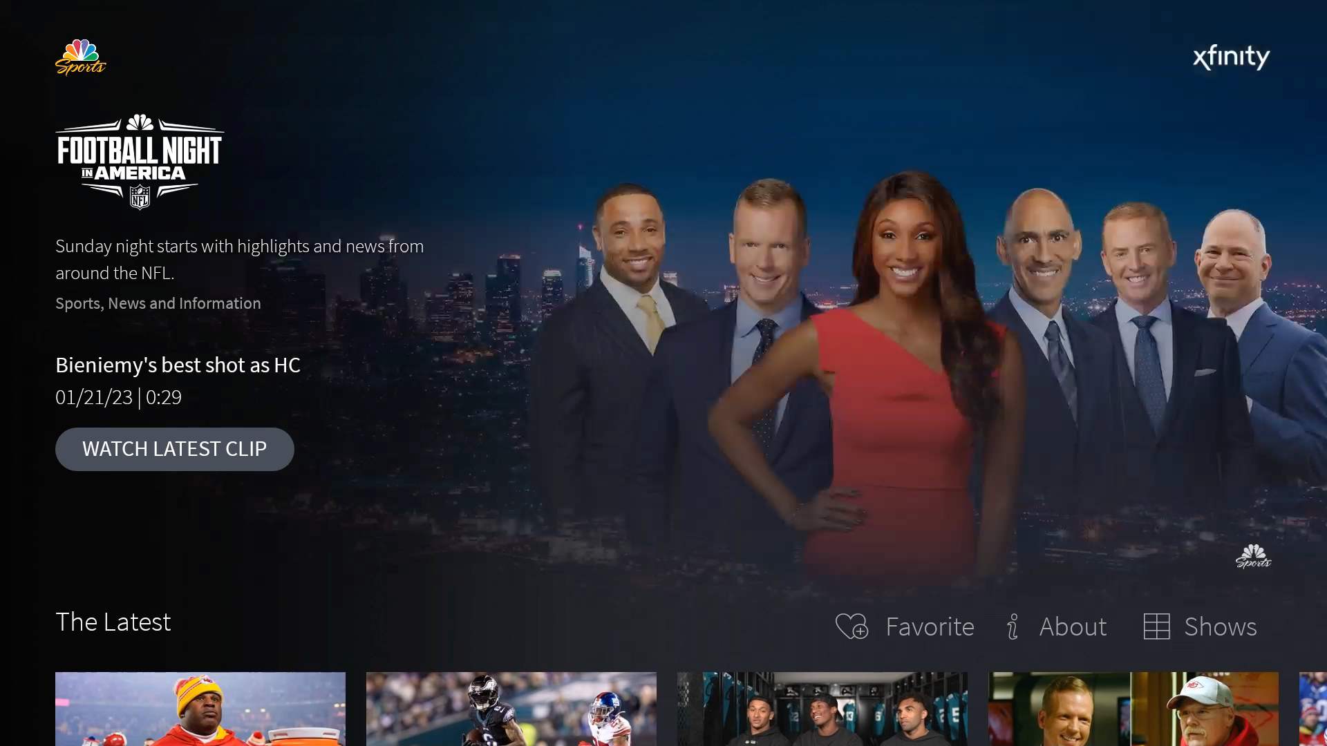 Xfinity Live Nbc Sports Stream Philadelphia Nbc Philly Sports