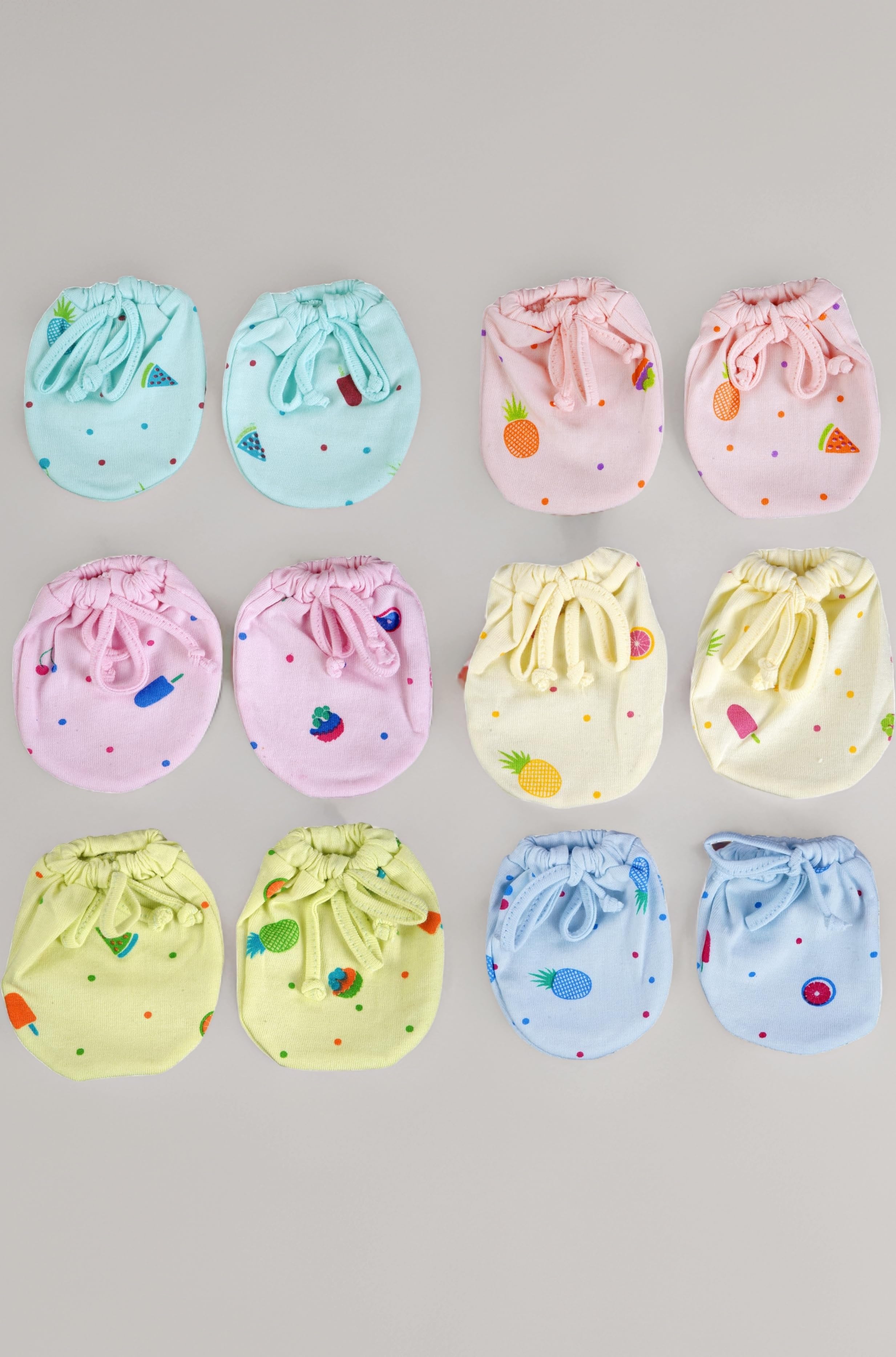 Newborn Anti-Scratch Mittens, Baby Cotton Gloves for Infant, Toddler, Boys, Girls (0-12 Months)