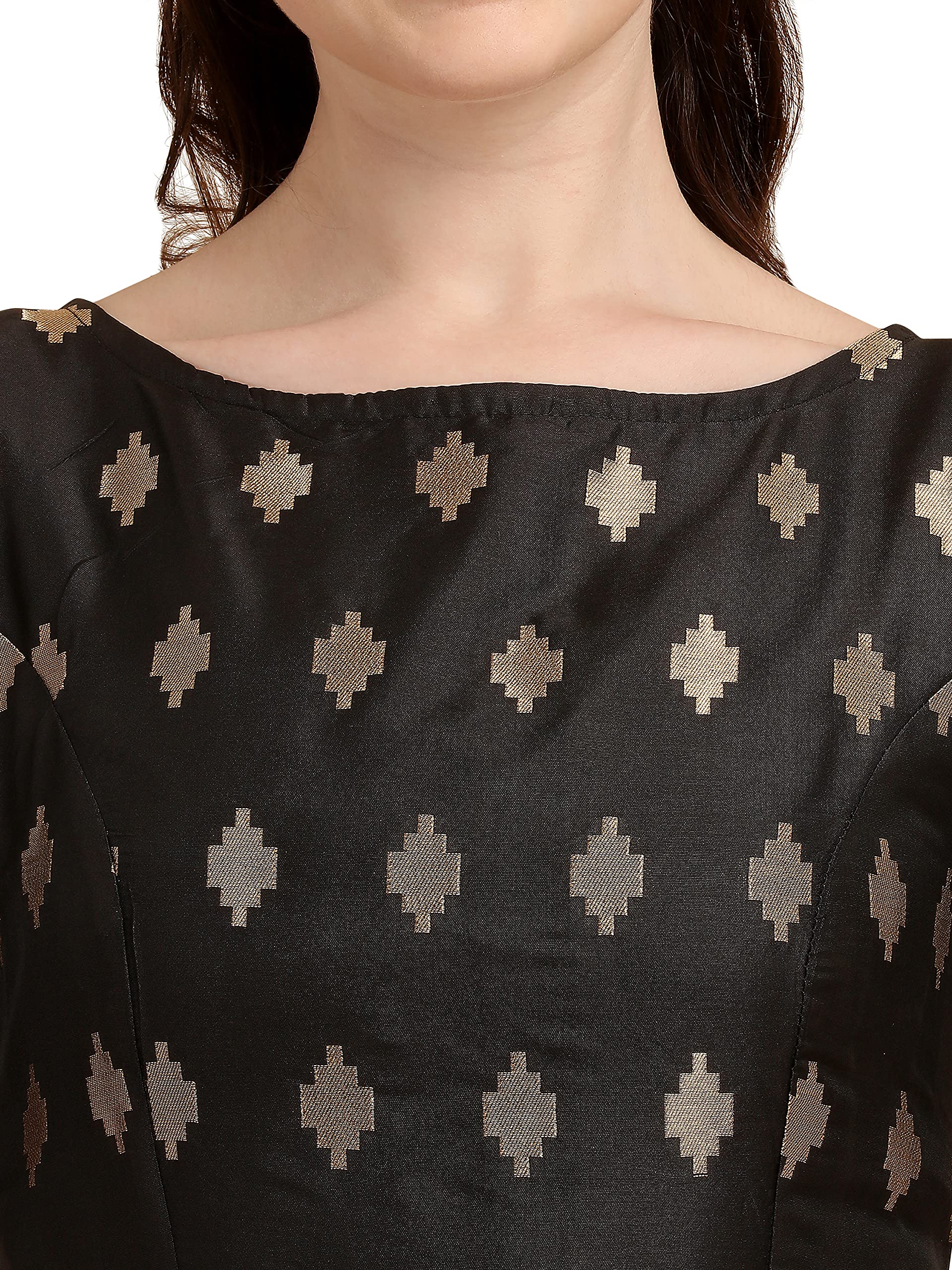 OOMPH! Blusa da donna, JET NERO, 46