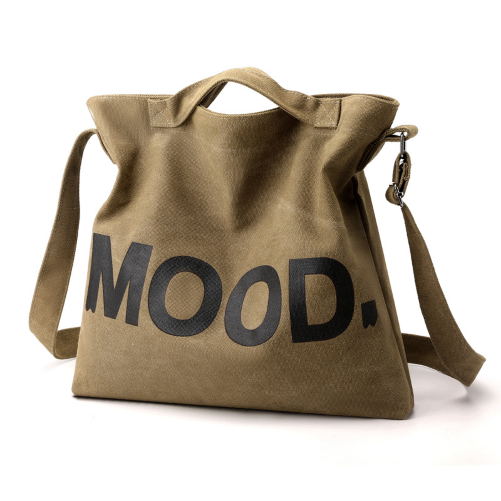 Bolso Tote de Lona para Hombro con Cierre miniatura 6