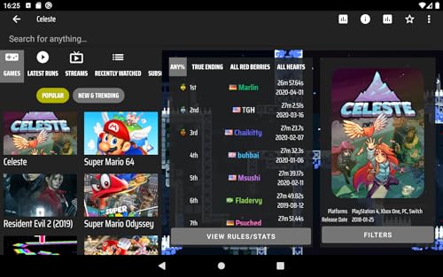 Speedrun.com Browser (Unofficial)