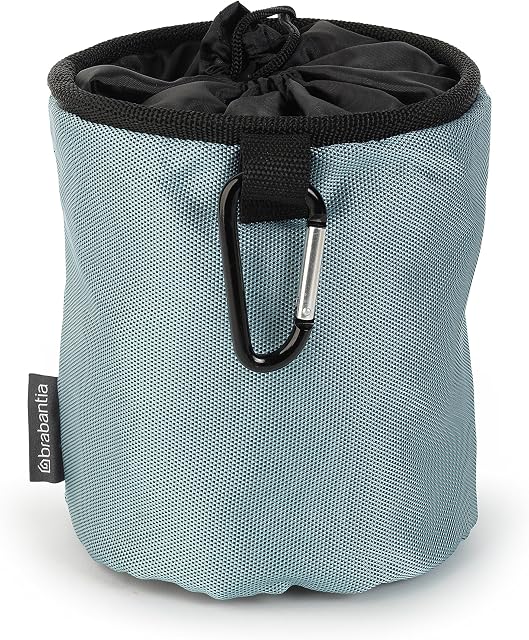 Brabantia Premium Clothes Peg Bag (Assorted Colours) Drawstring Closure, Hanging Snap Hook, Durable Material (Colour Selected at Random)