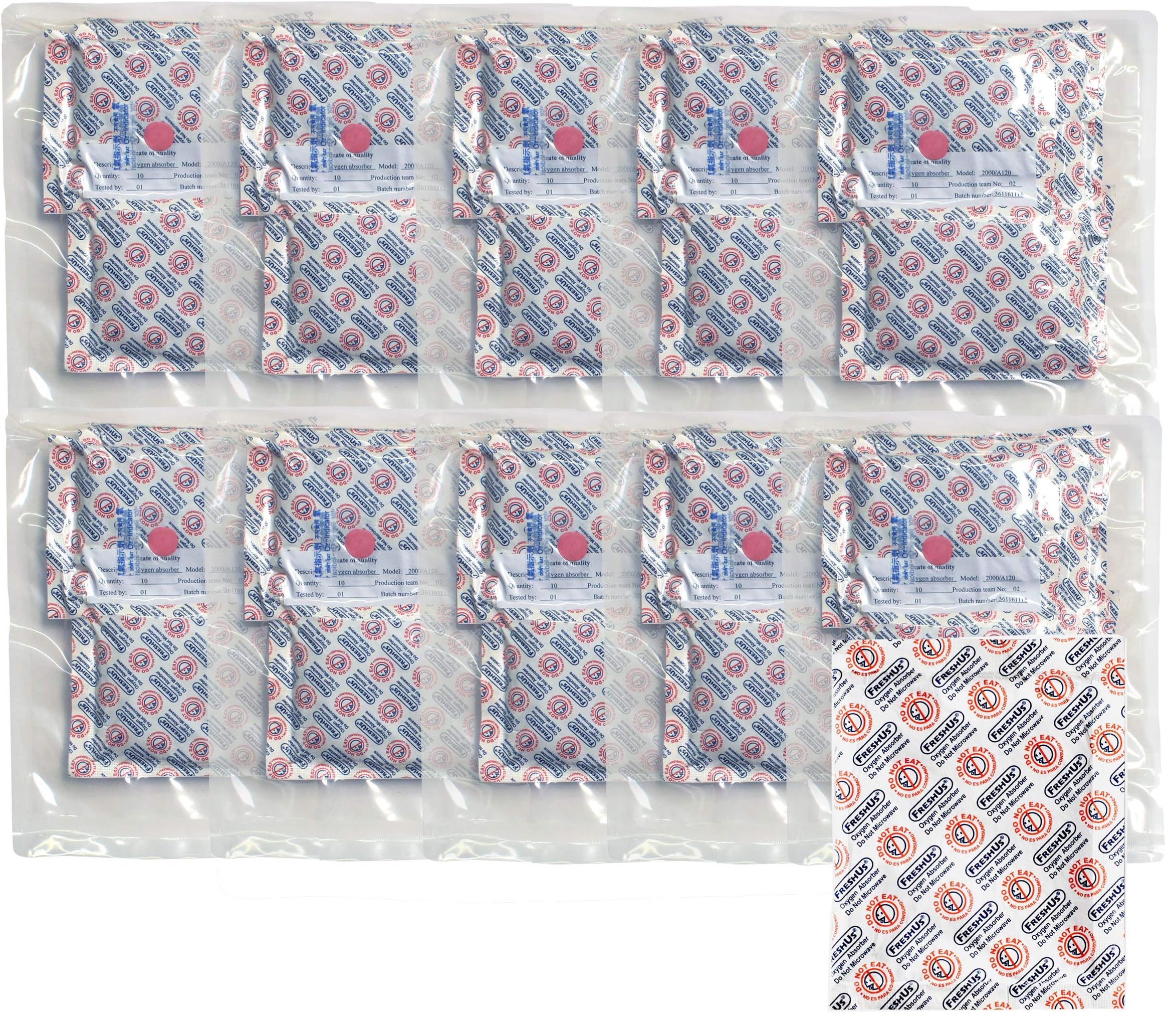 AwePackage 2000 cc Oxygen Absorber - Long Term Food Storage (100, 2000 CC)