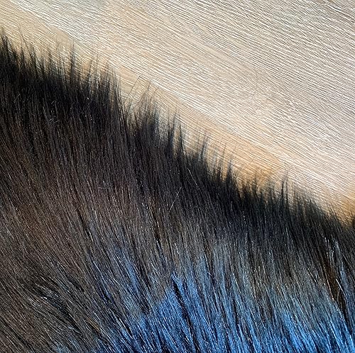 Miniatura 7 de LAMBZY Alfombra de oso de oveja sintética, súper suave, hipoalergénica, sedosa, para sala de estar, habitación de los niños, sofá (6 x 9 pies, negro)