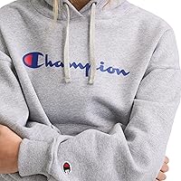 Vista 3 de Champion - Sudadera con capucha para mujer, de felpa, ajuste holgado, peso medio, con texto de logotipo
