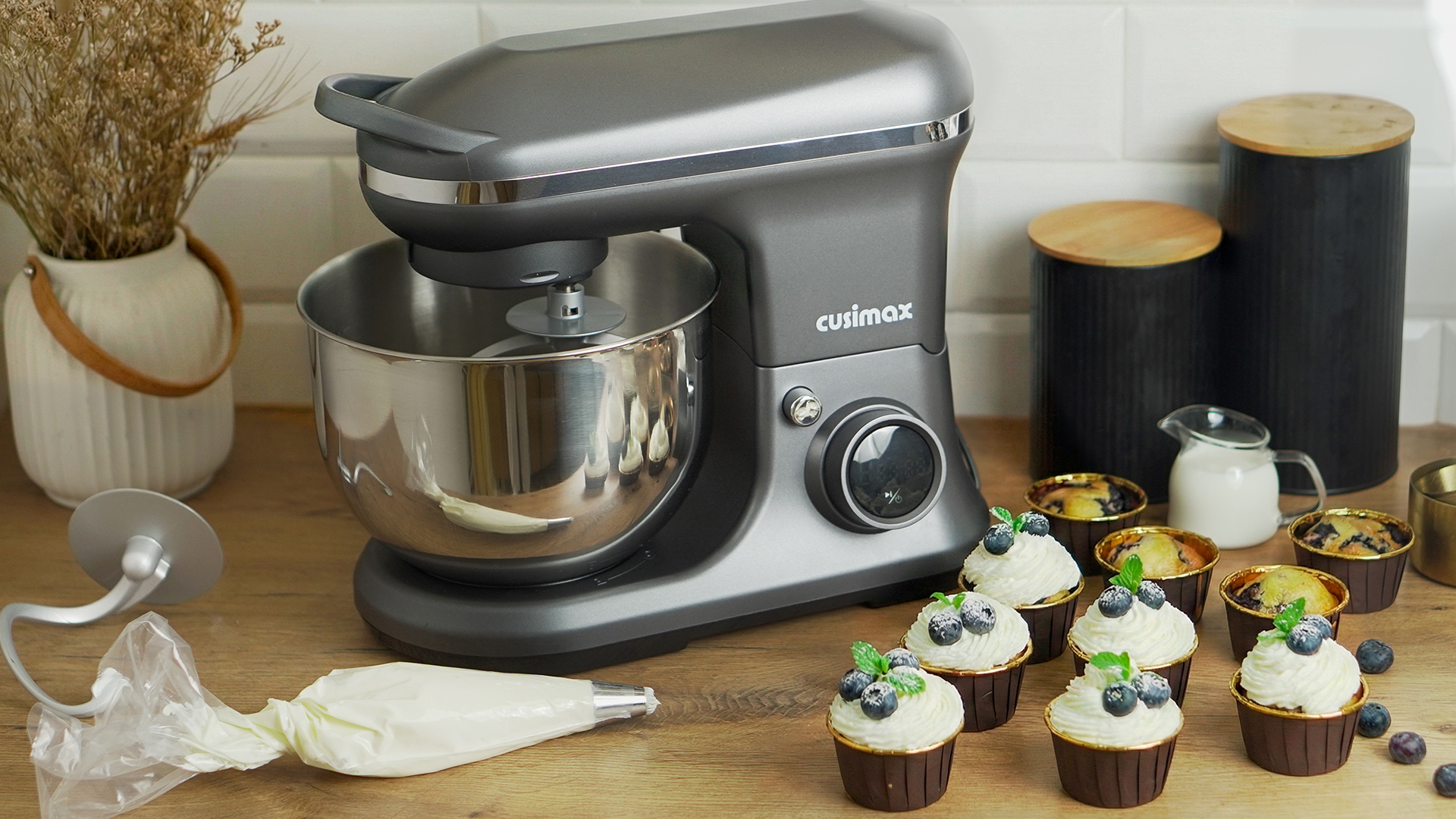 Amazon.com: CUSIMAX Stand Mixer, Dough Mixer with Digital Switch