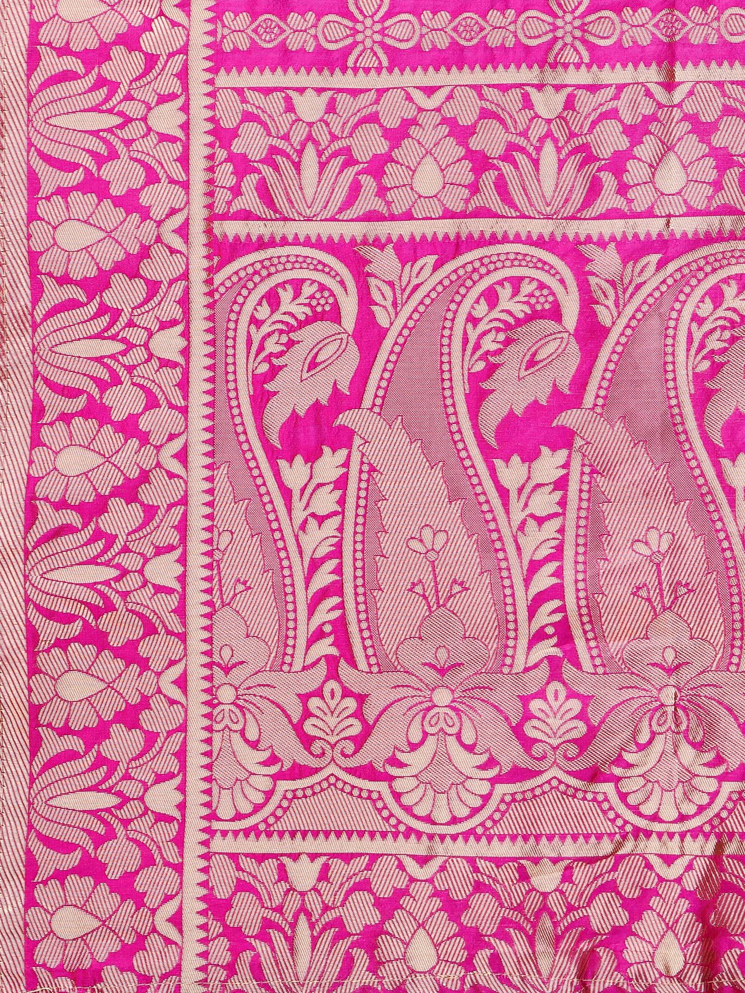 PURVAJA Lehenga choli de jacquard semipuntada para mujer (Veera)