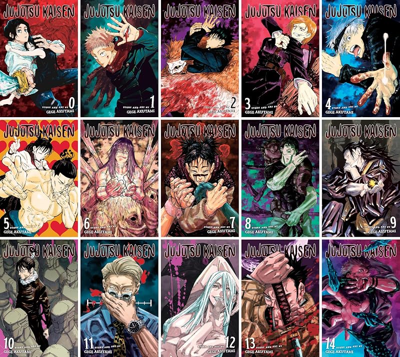 Jujutsu Kaisen (Vol. 0-14, 15 libros) Serie manga ambientada por Gege Akutami (Vol. 0-14)