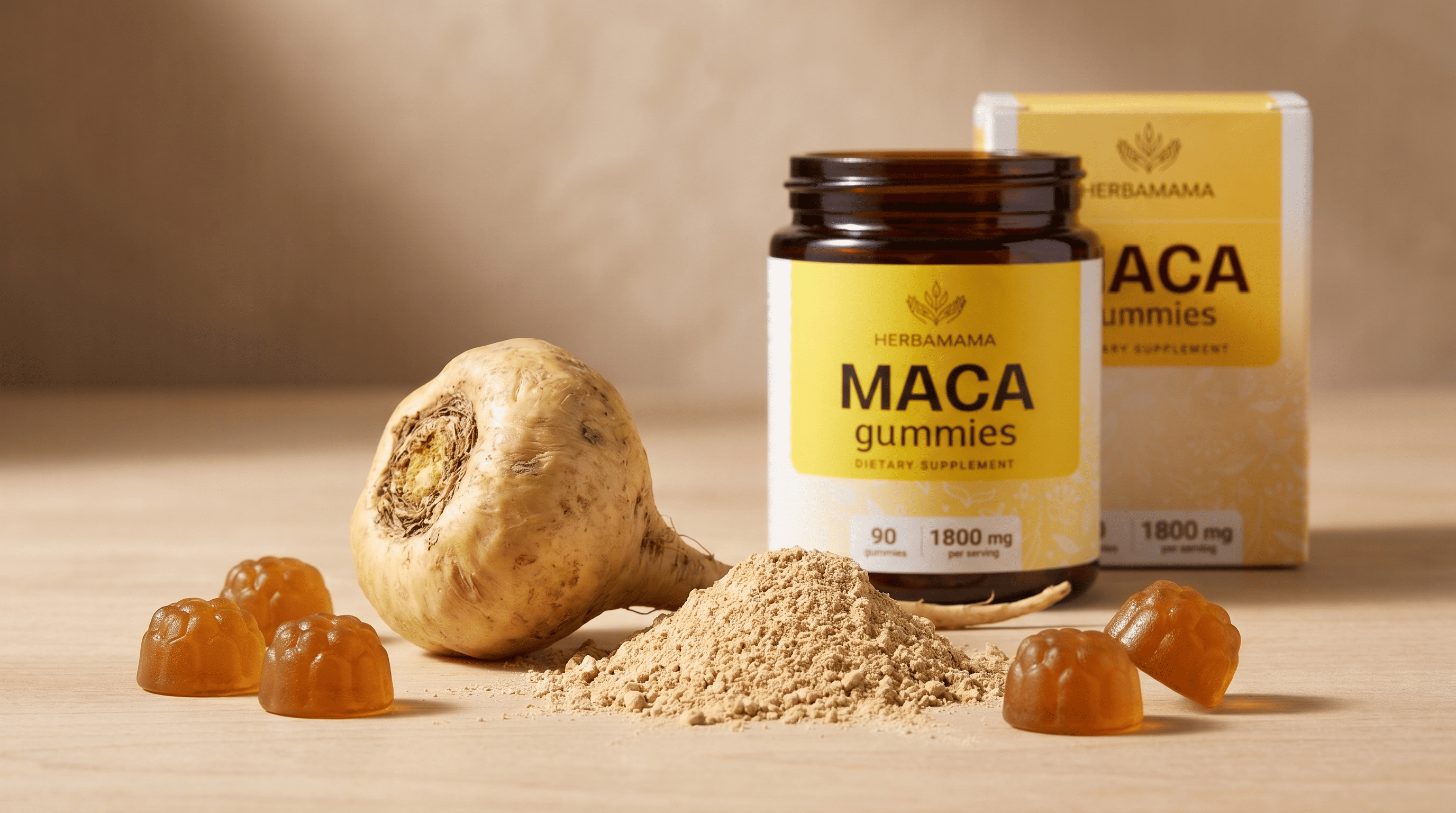 ダイエットサプリ manma Amazon.com: HERBAMAMA Maca Root Gummies - 1800mg Maca Root Extract