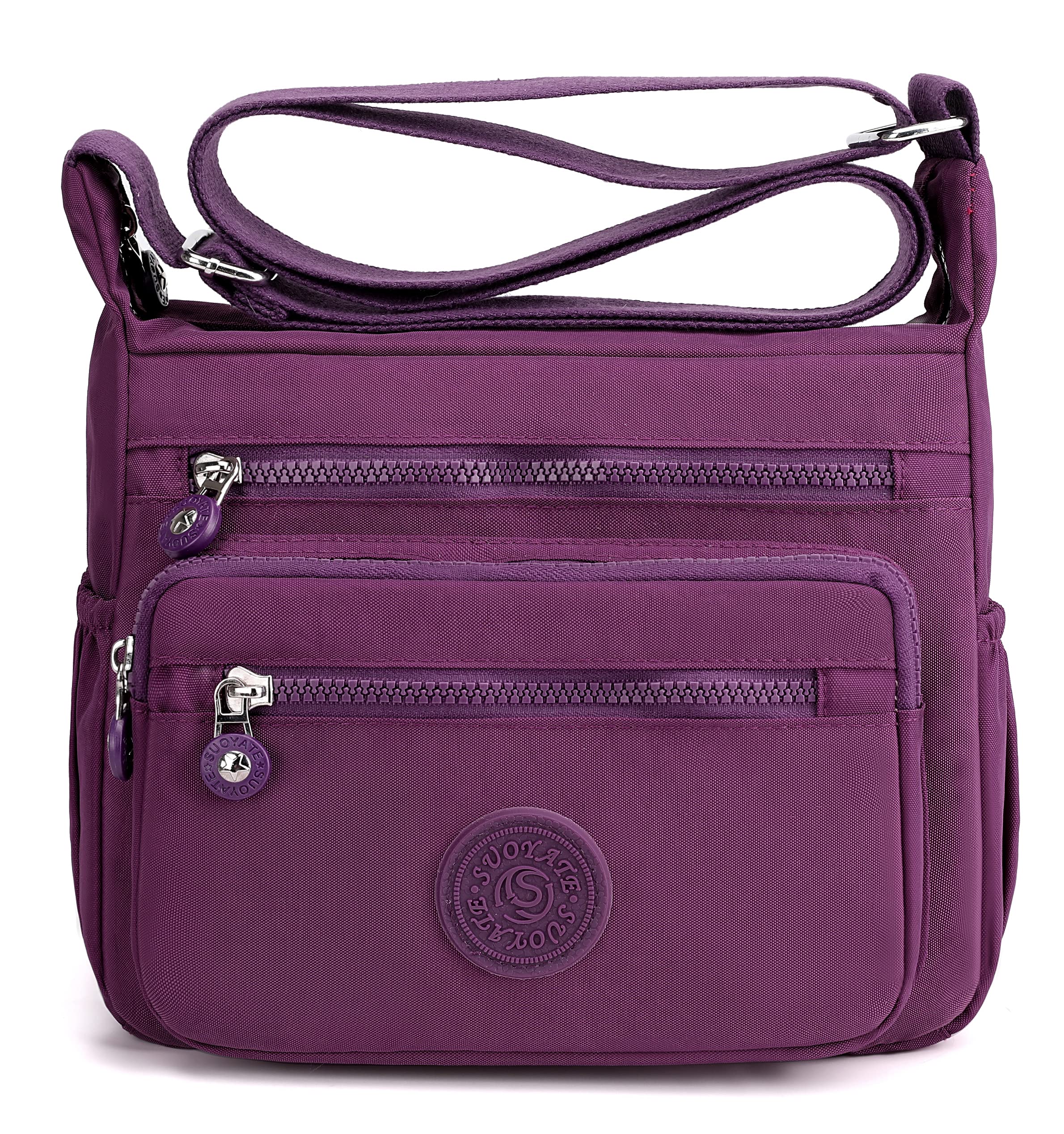 PealwelWomen Shoulder Handbag Roomy Multiple Pockets Bag Ladies Crossbody Purse Tote Top Handle Satchel