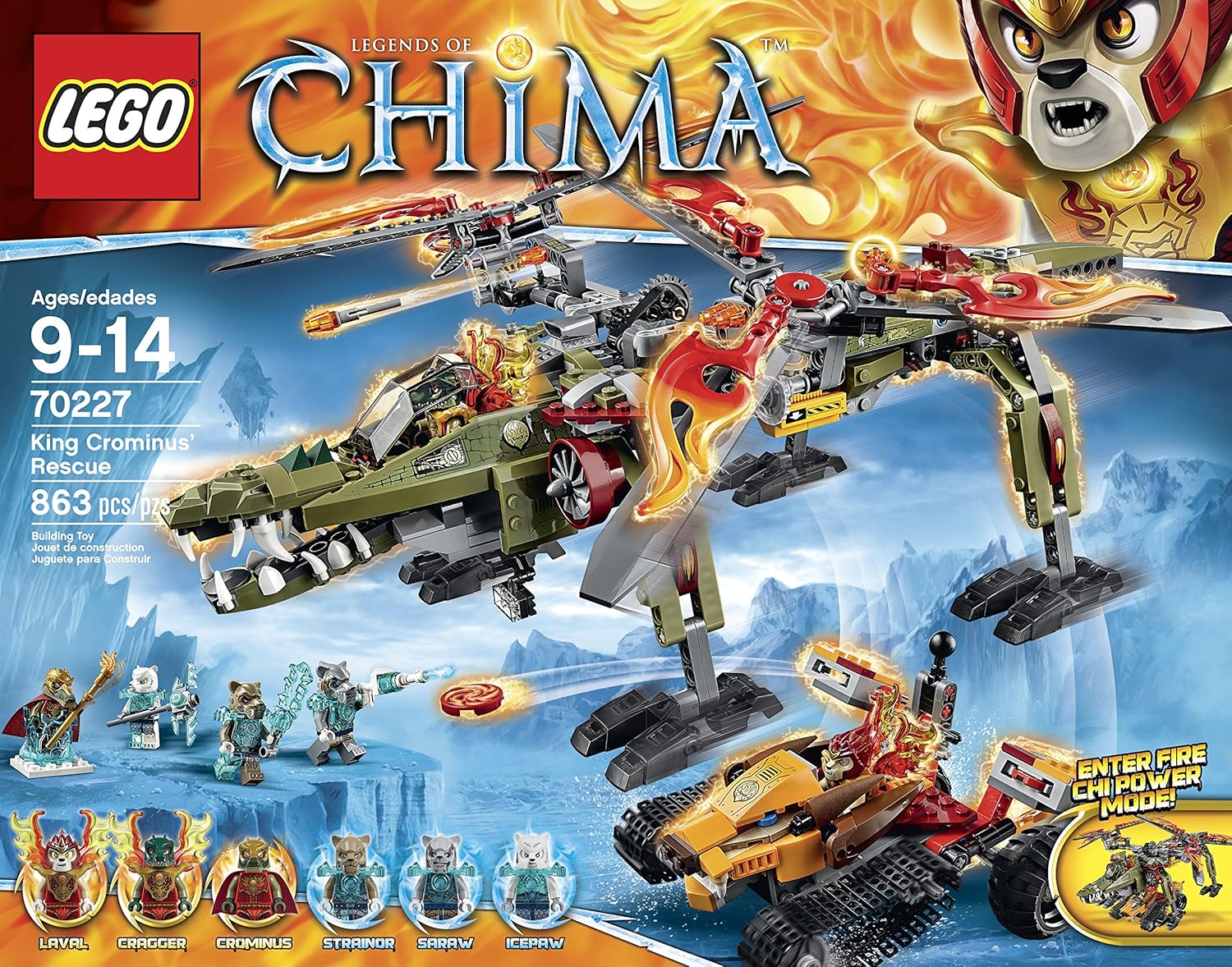 Top Brands LEGO Legends of Chima 70227 King Crominus' Rescue Building Kit