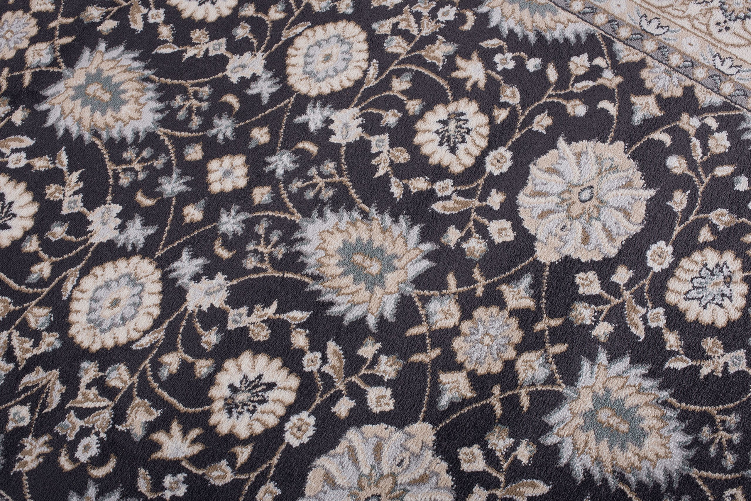 Carpeto Rugs Tappeto 250 x 350 cm nero Orientale Classico Ornamenti Ayla Collezione