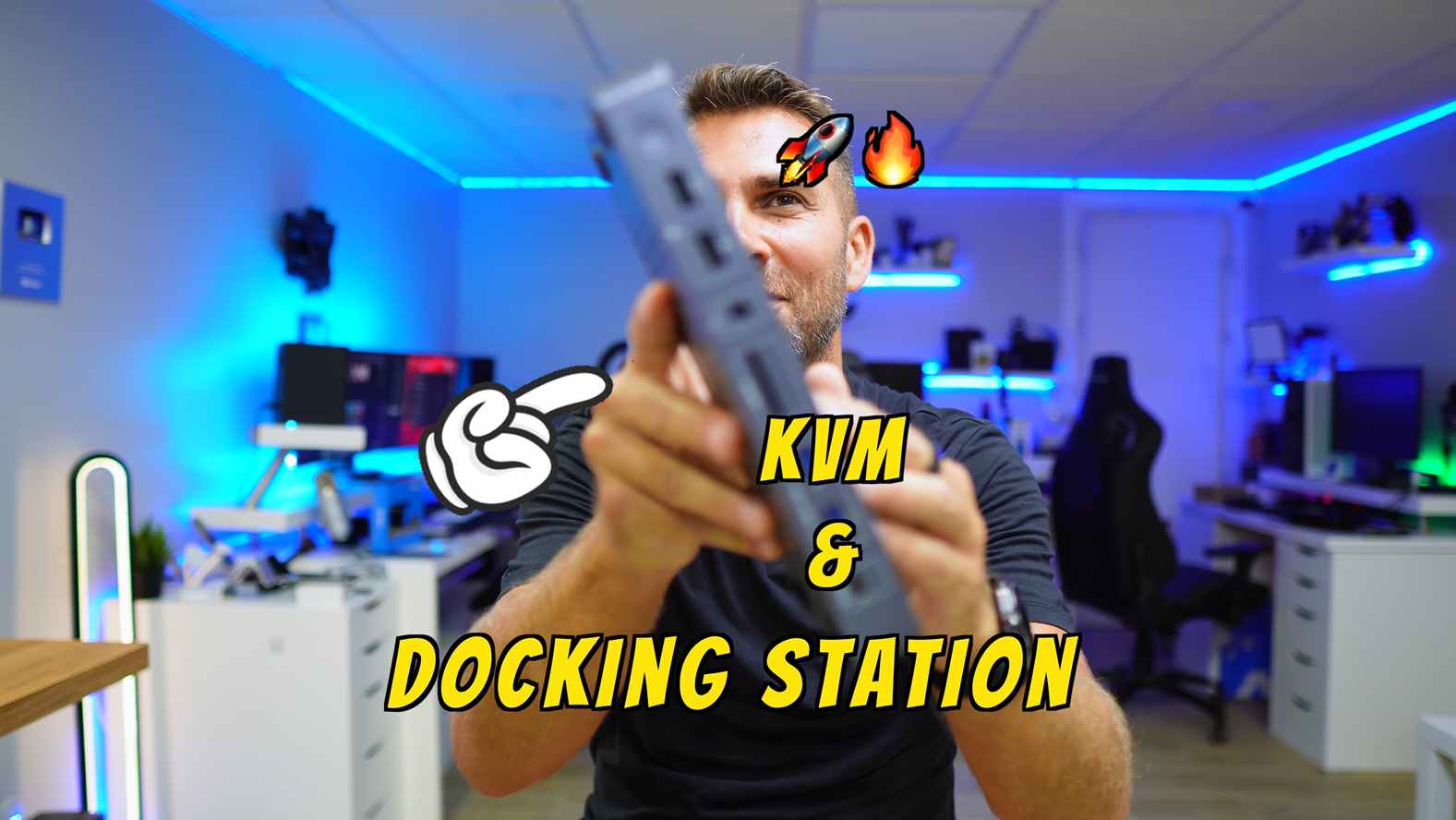 Amazon.com: AV Access Docking Station KVM Switch 2 Monitors 2