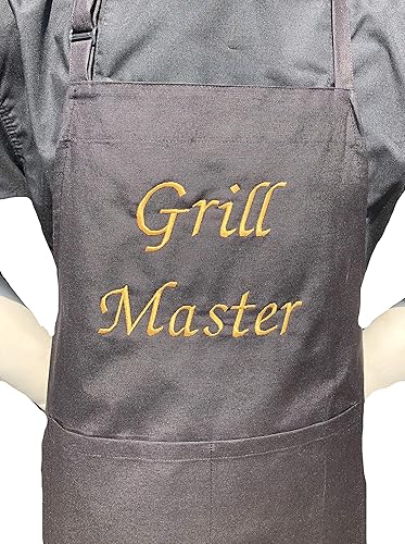 Miniatura 5 de CHEFSKIN Hermoso delantal de chef Grill Master Chef Regalo profesional