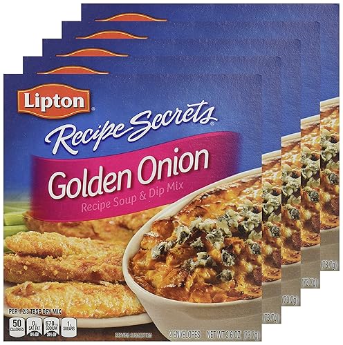 Miniatura 6 de Lipton Mezcla de sopa y salsa de cebolla dorada 2.6 oz (5 cajas)