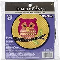 Vista 6 de Dimensions Little Red Fox - Kit de apliques de fieltro para manualidades, de gran
